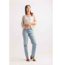 Papillon Papillon - Crochet Lace Pullover (Cream)