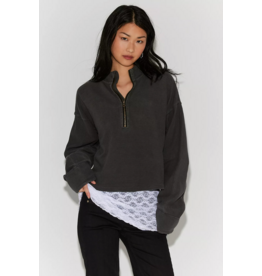 Free people Free People -  We The Free Celeste Quarter Zip (Black)