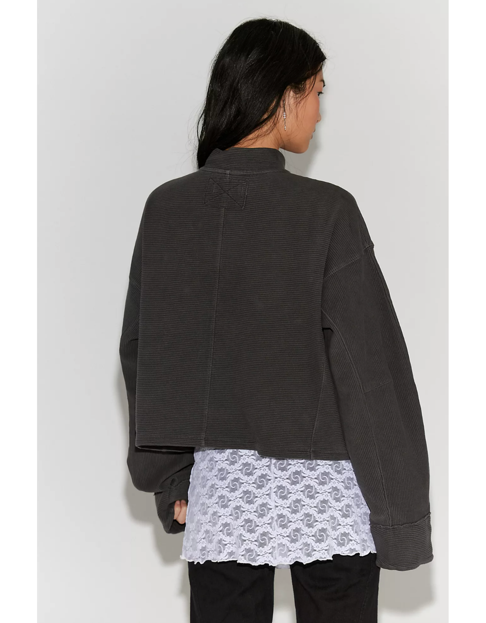 Free people Free People -  We The Free Celeste Quarter Zip (Black)