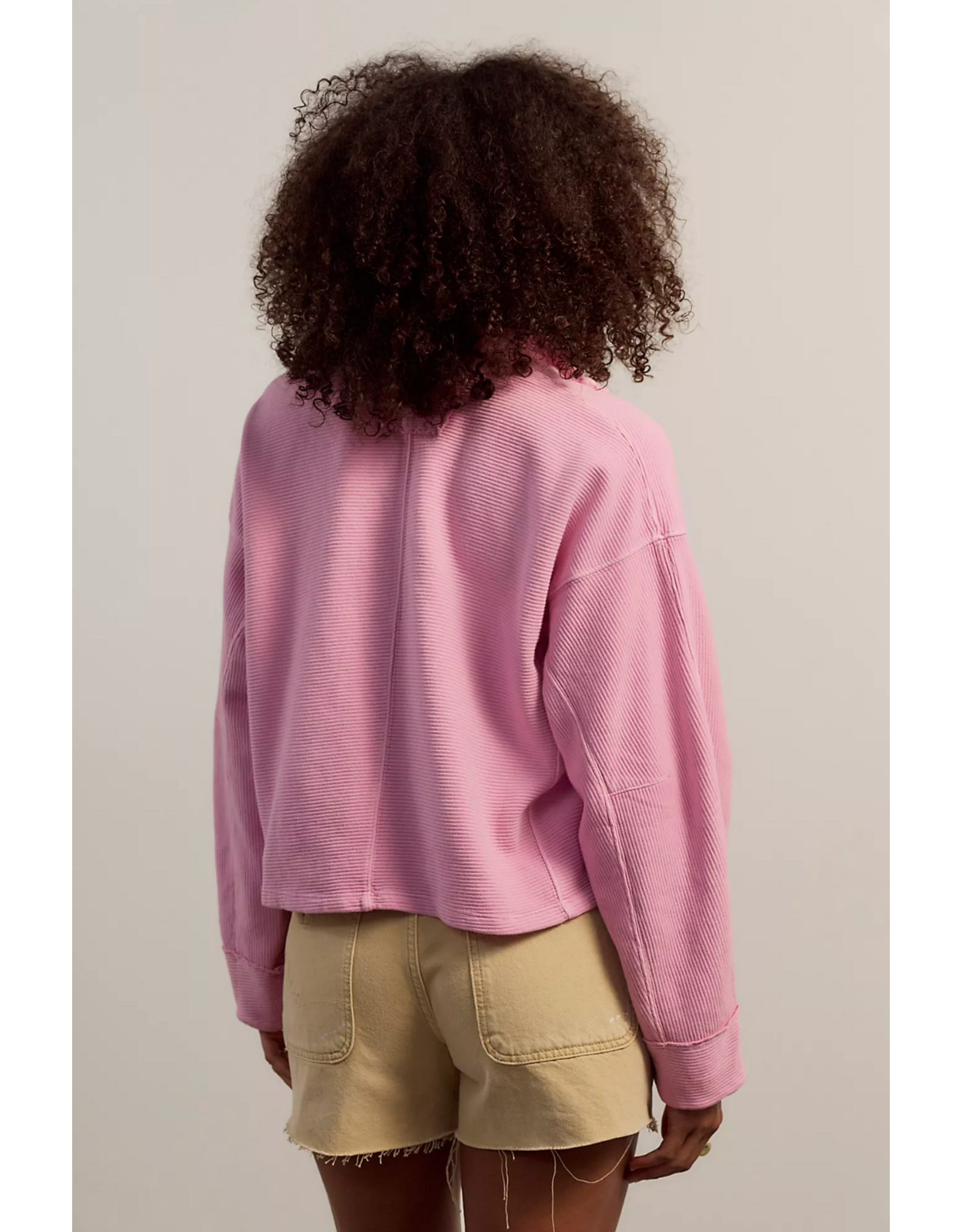 Free people Free People -  We The Free Celeste Quarter Zip (Hummingbird Pink)