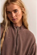 Free people Free People -  We The Free Celeste Quarter Zip (Mochachinno)