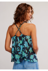 Free people Free People - Margaux Printed Tank (Capri Blue)