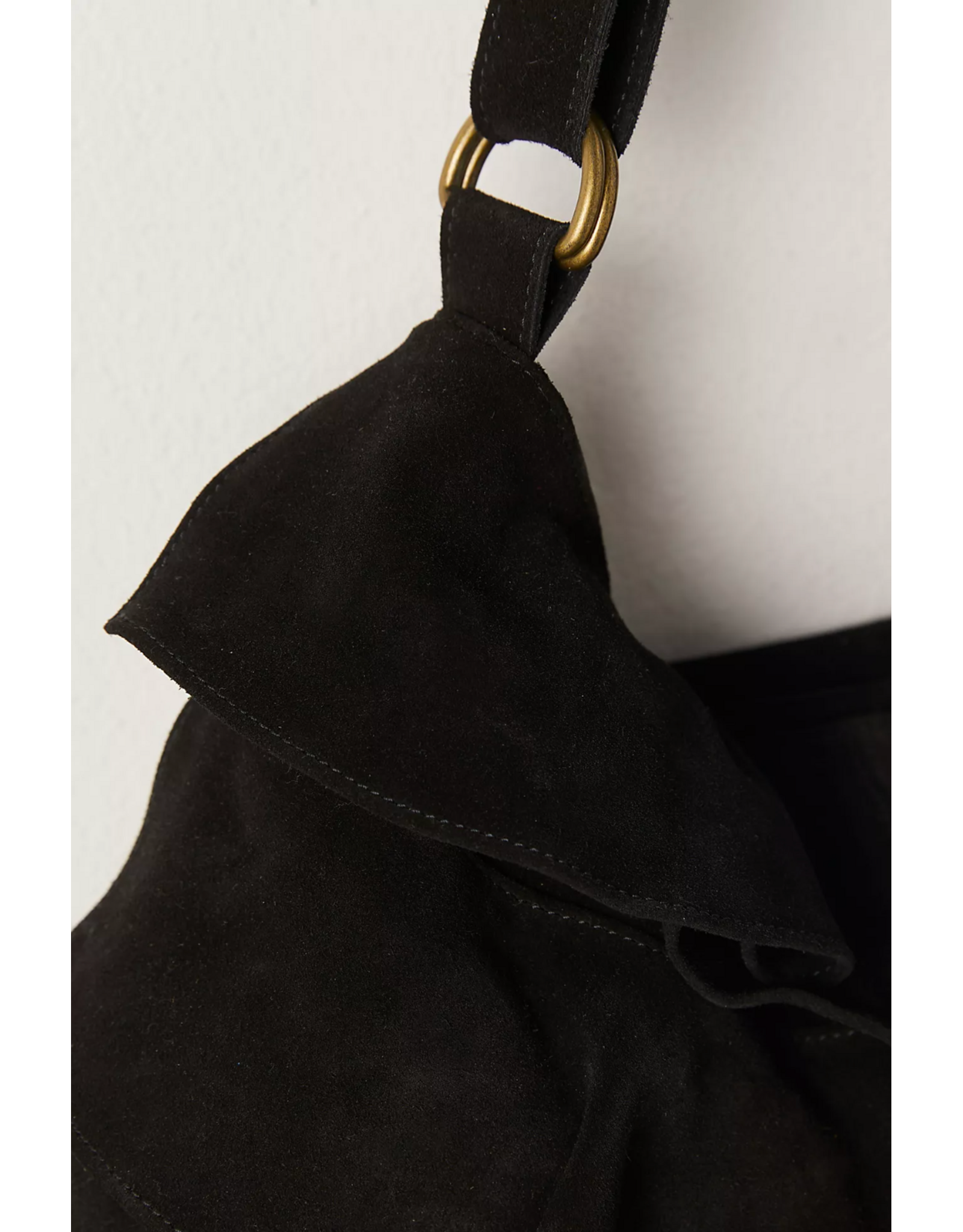 Free people Free People - Rae Ruffle Shoulder Bag (Black)