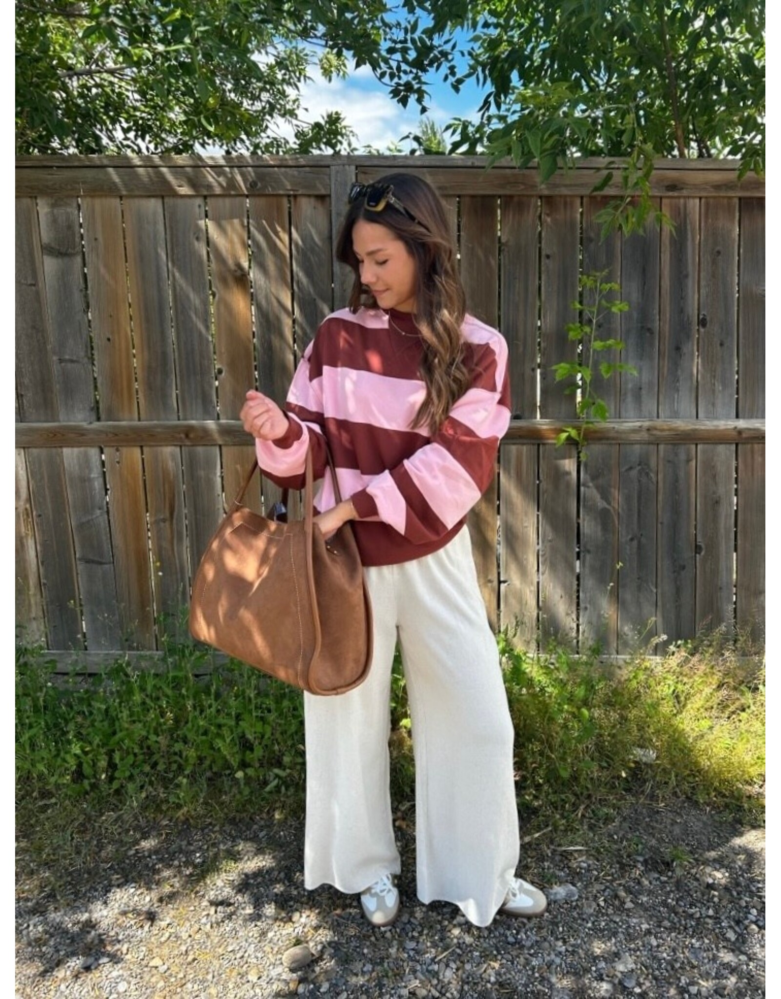 Papillon Papillon - Linen blend wide leg pants (Linen)