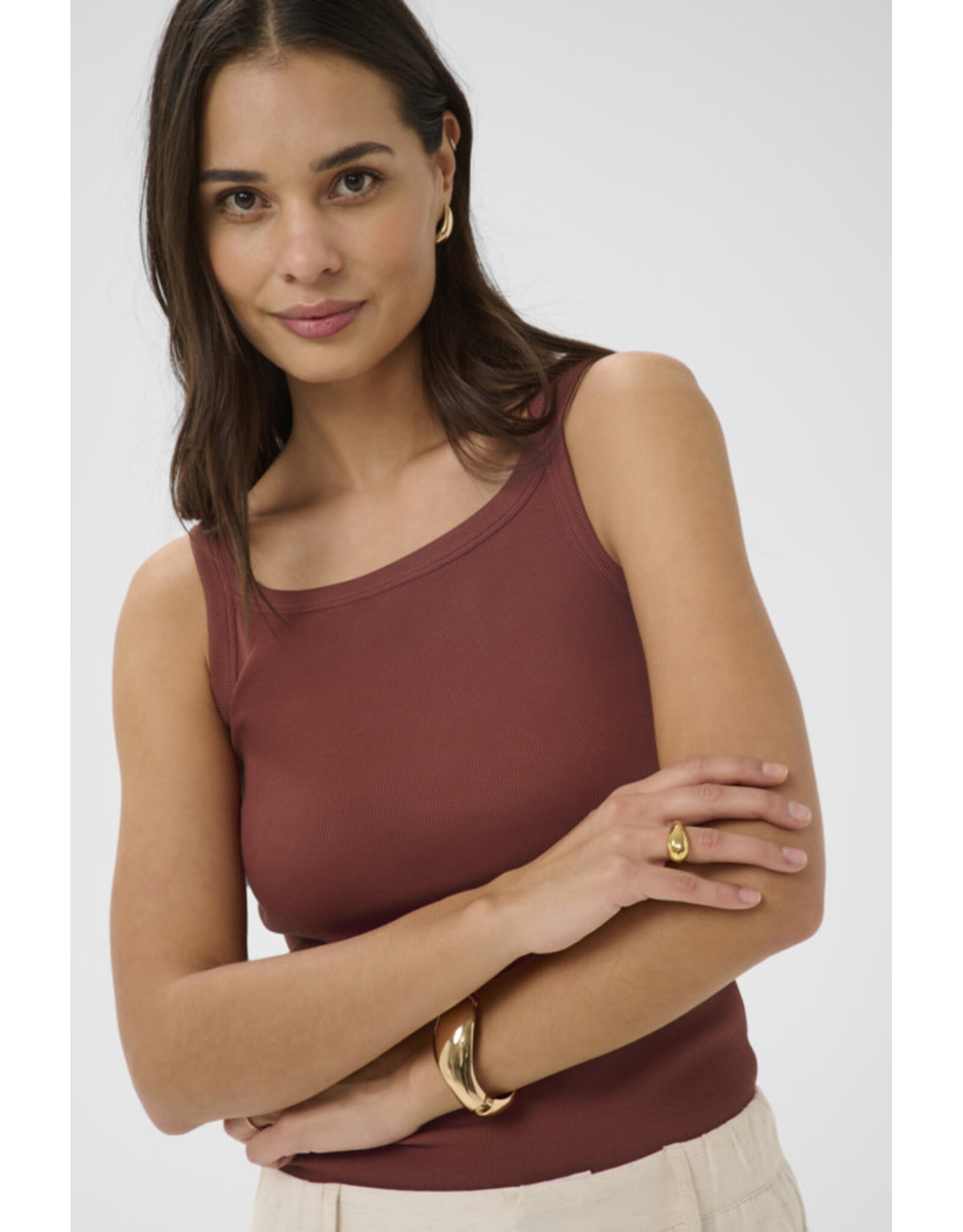 Kaffe Kaffe - Carna tank (Henna)