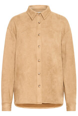 ICHI ICHI - Fano Fringe Detail Button Up (Travertine)