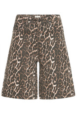 ICHI ICHI - Brokes Leopard Print Shorts