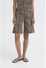 ICHI ICHI - Brokes Leopard Print Shorts
