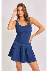 Sadie & Sage Sadie & Sage - Cowgirl Denim Mini Dress (Indigo)