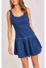 Sadie & Sage Sadie & Sage - Cowgirl Denim Mini Dress (Indigo)