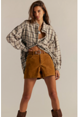 Free people Free People - We The Free Tippi Vegan Suede Shorts (Dark Honey)