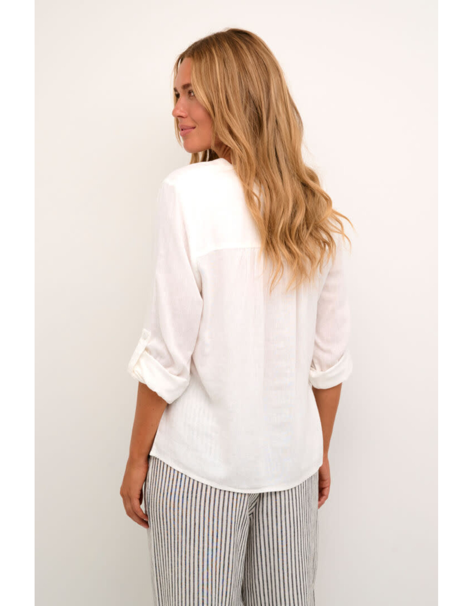 Kaffe Kaffe - Milia Blouse (Chalk)