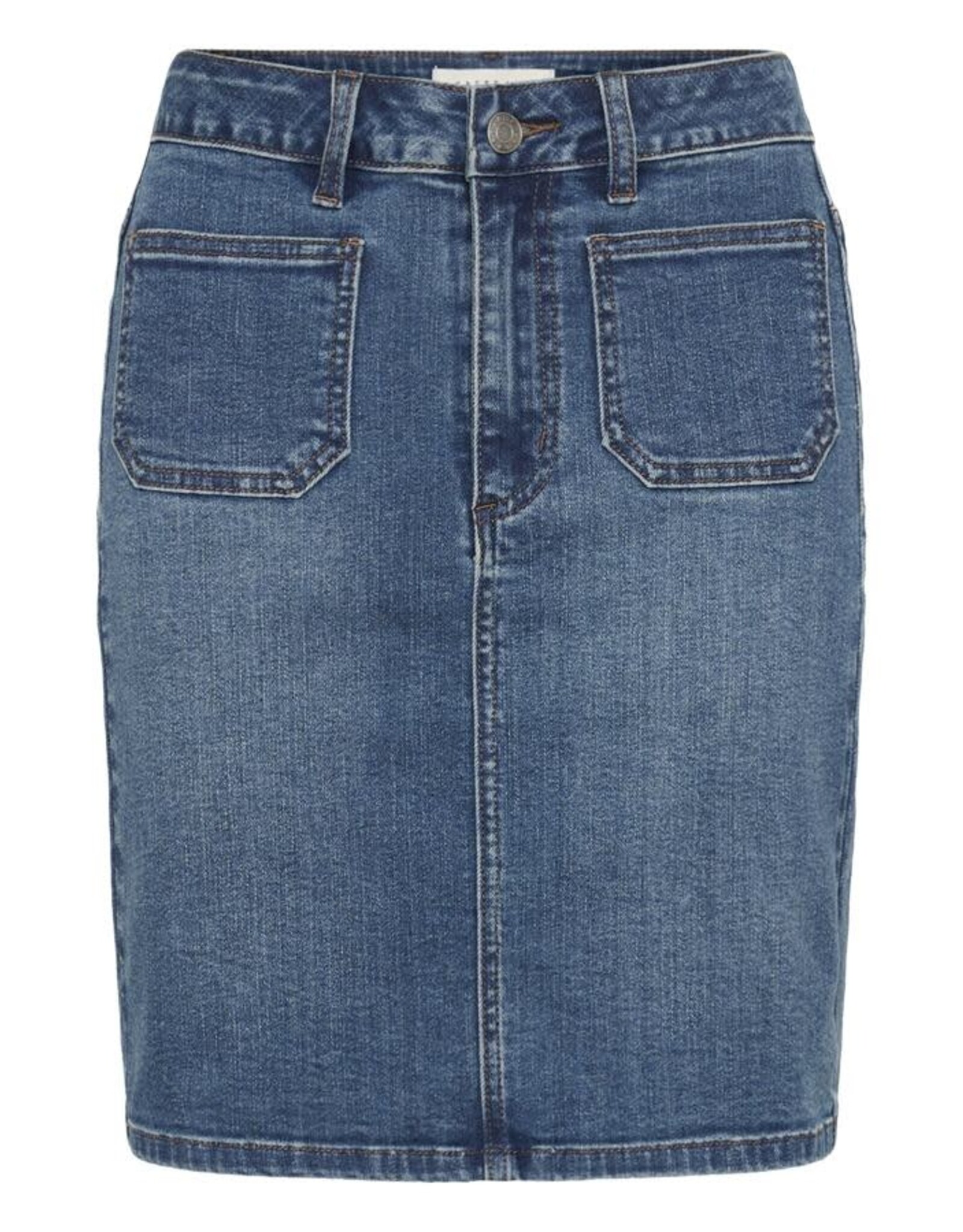 Kaffe Kaffe - Karla Denim Skirt (Medium Blue)