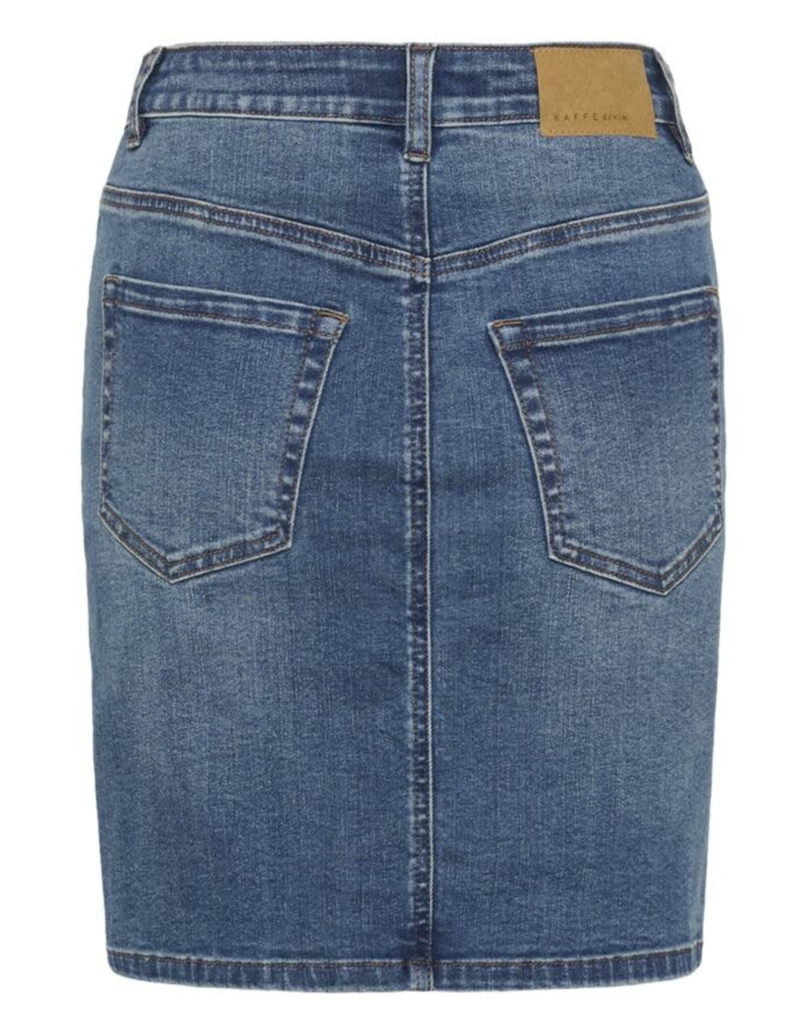 Kaffe Kaffe - Karla Denim Skirt (Medium Blue)