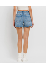 VERVET VERVET - Rebecca High Rise Cleancut Hem A Line Shorts (Inner Circle)