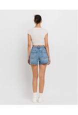 VERVET VERVET - Rebecca High Rise Cleancut Hem A Line Shorts (Inner Circle)