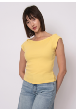 RD Style RD Style - Kelly Boat Neck Cap Sleeve (Corn)