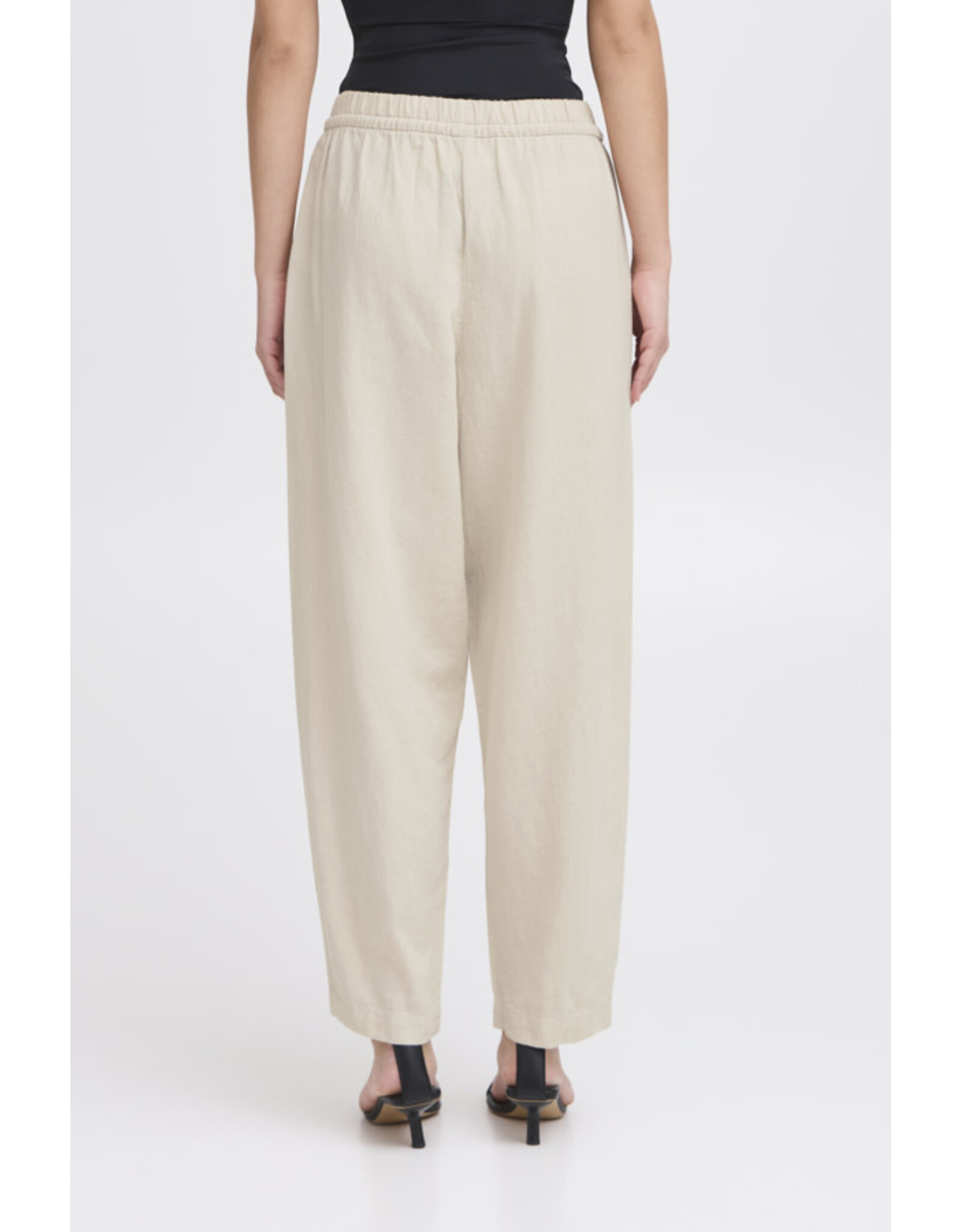 ICHI ICHI - Linno Barrel Pant (Natural Ecru)