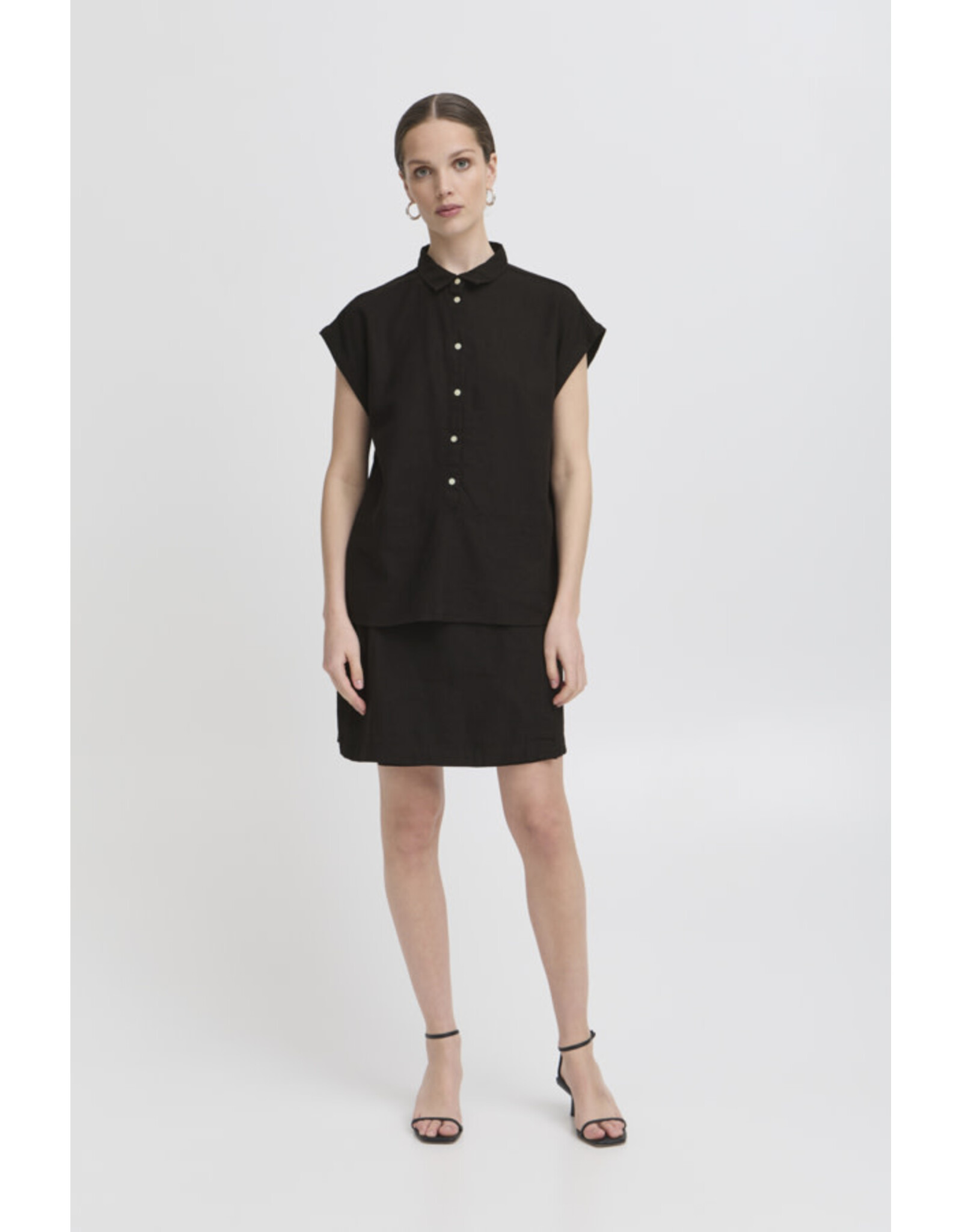ICHI ICHI - Linno Blouse (Black)