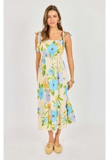 Sadie & Sage Sadie & Sage - Fresh Cut Midi Dress (Cream / Multi)