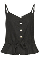 ICHI ICHI - Linno Button Up Tank (Black)