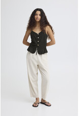 ICHI ICHI - Linno Button Up Tank (Black)