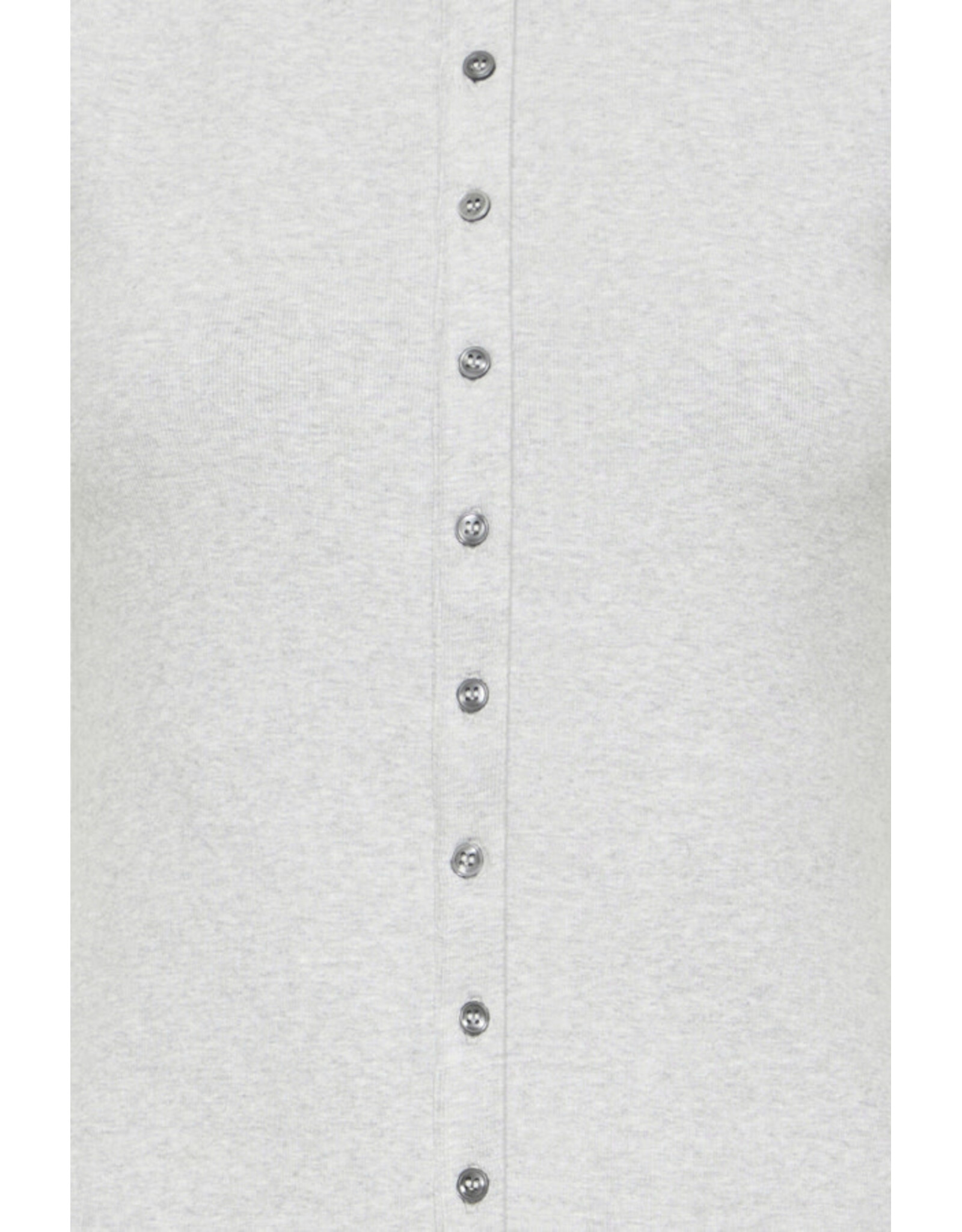 ICHI ICHI - Palma Sleeveless Button Front Top (Alloy)