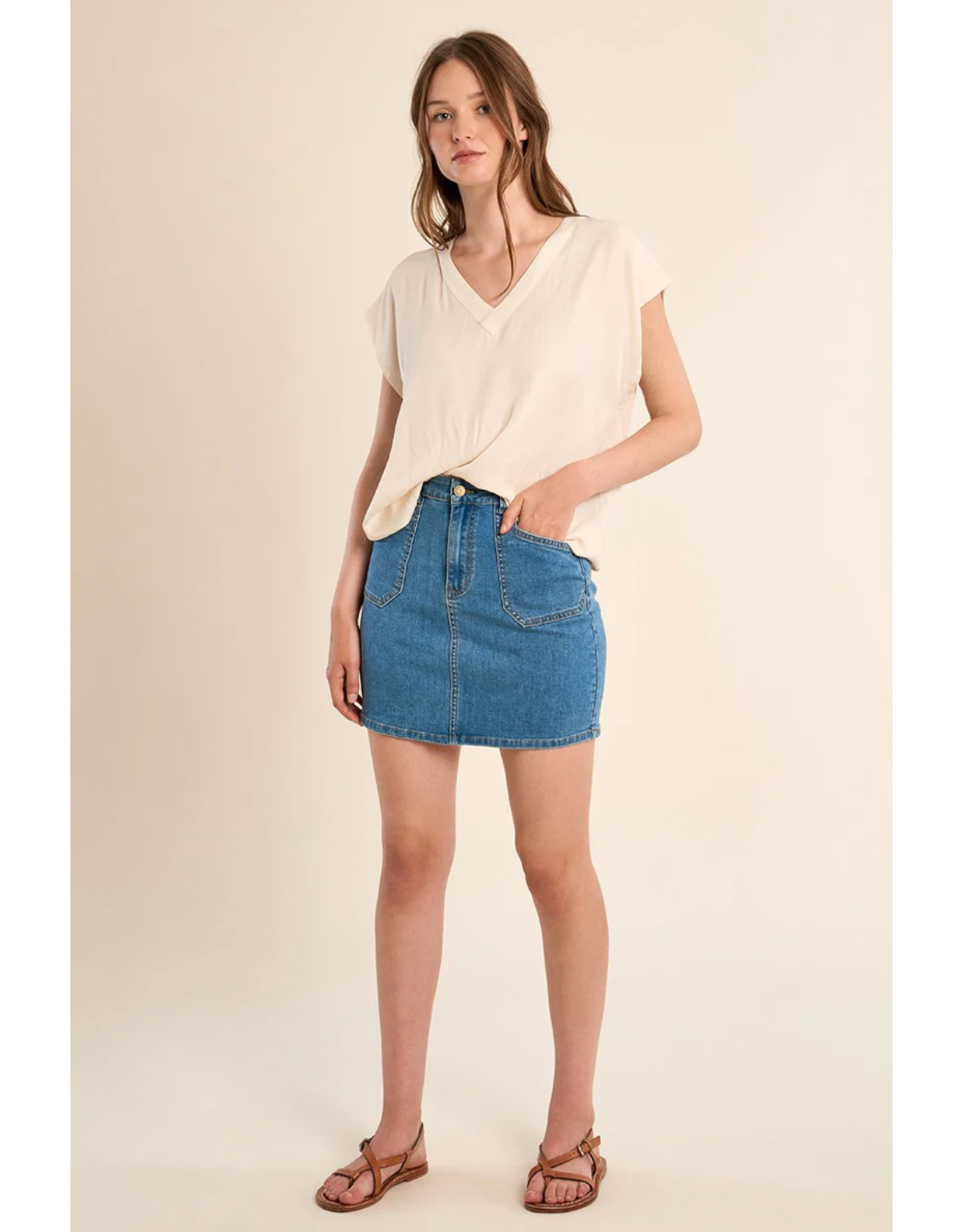 Molly Bracken Molly Bracken -  Denim Skirt