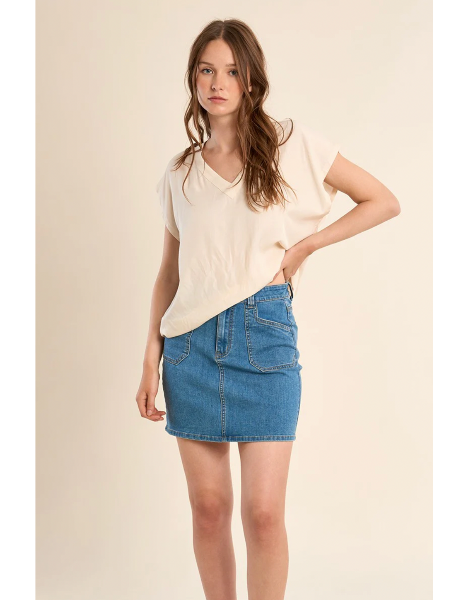 Molly Bracken Molly Bracken -  Denim Skirt