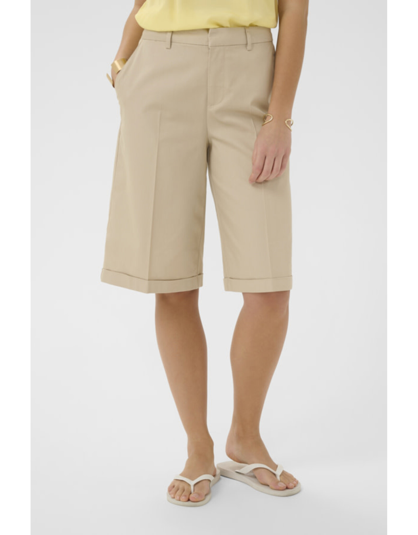 Cream Cream - Bermuda Shorts (Feather Grey)