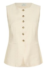 Kaffe Kaffe - Annetta Waist Coat (Feather Grey)