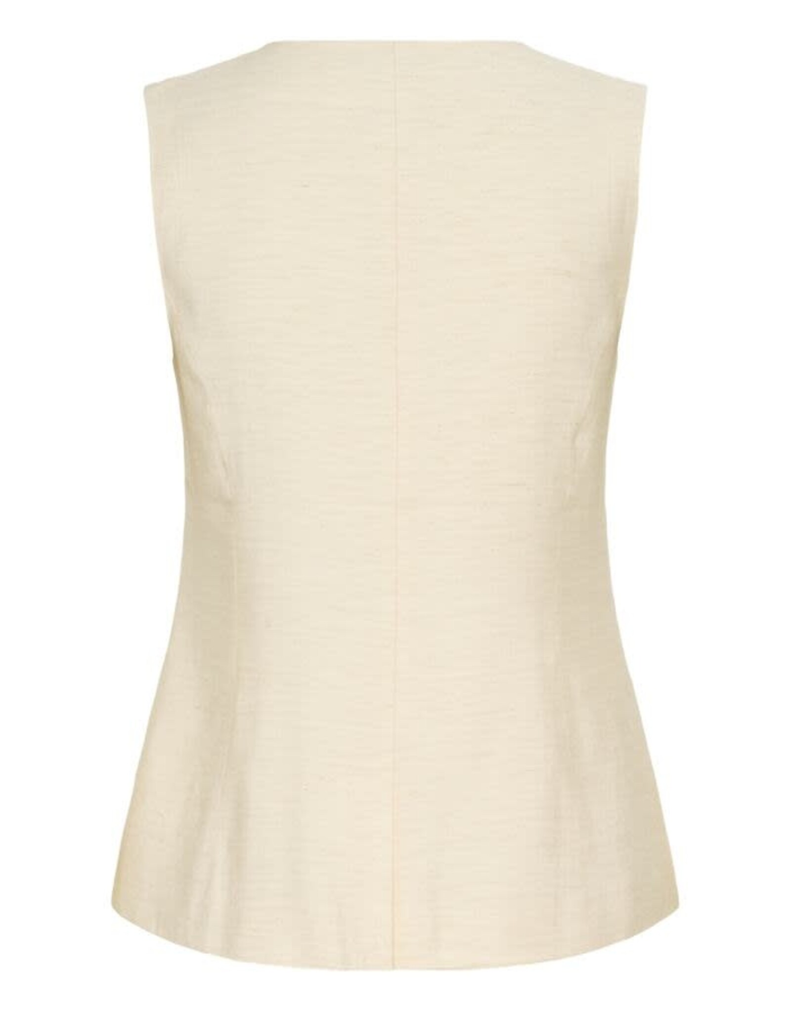 Kaffe Kaffe - Annetta Waist Coat (Feather Grey)