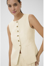 Kaffe Kaffe - Annetta Waist Coat (Feather Grey)