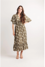 Papillon Papillon - Print Dress (Khaki)