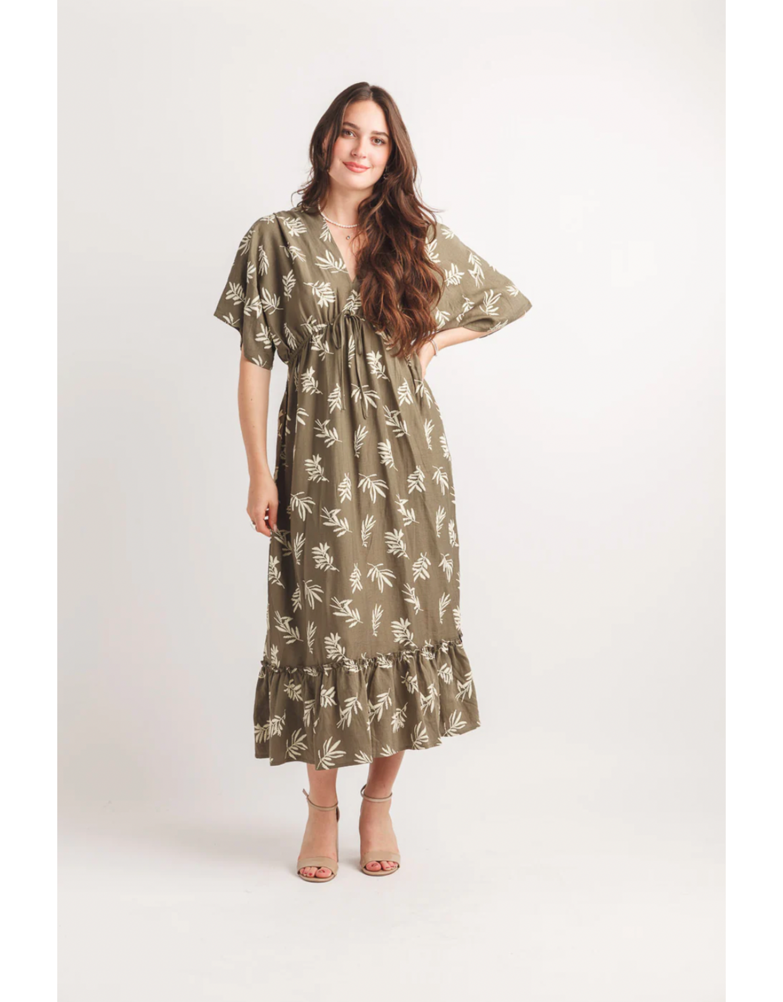 Papillon Papillon - Print Dress (Khaki)