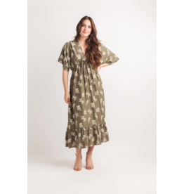 Papillon Papillon - Print Dress (Khaki)