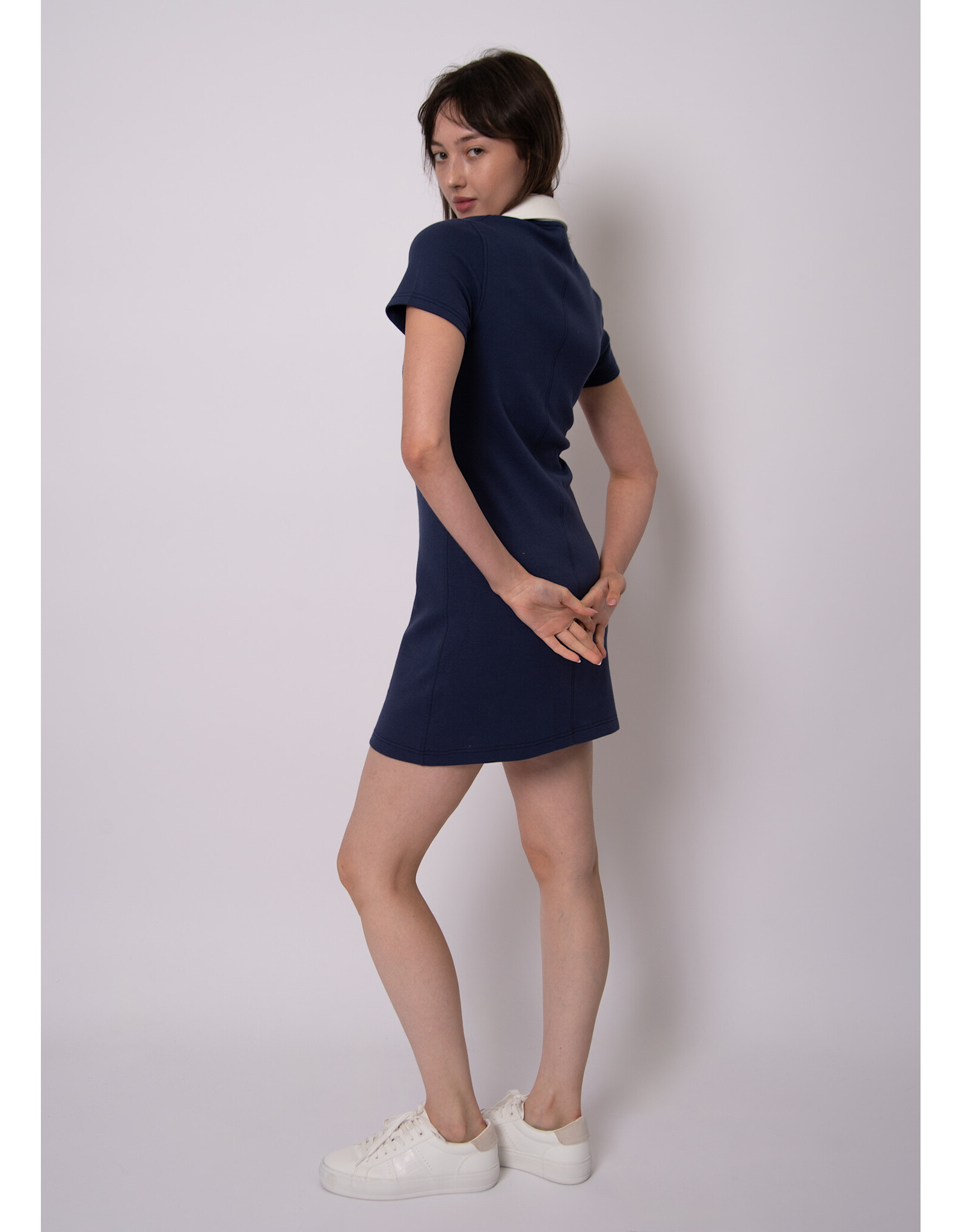 RD Style RD Style - Varly Cotton Soft Knit Dress (Sea Blue)