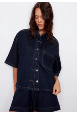 RD Style RD Style - Lorane Denim Look French Terry (Denim Blue)