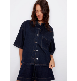 RD Style RD Style - Lorane Denim Look French Terry (Denim Blue)
