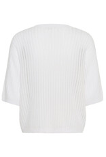 Kaffe Kaffe - Abalina V Neck Pullover (Chalk)