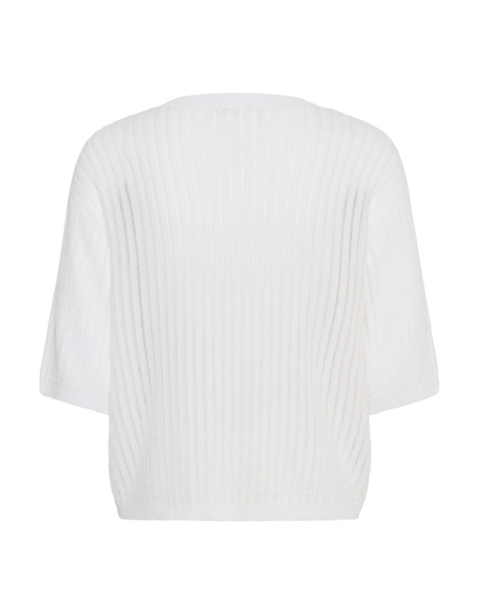 Kaffe Kaffe - Abalina V Neck Pullover (Chalk)
