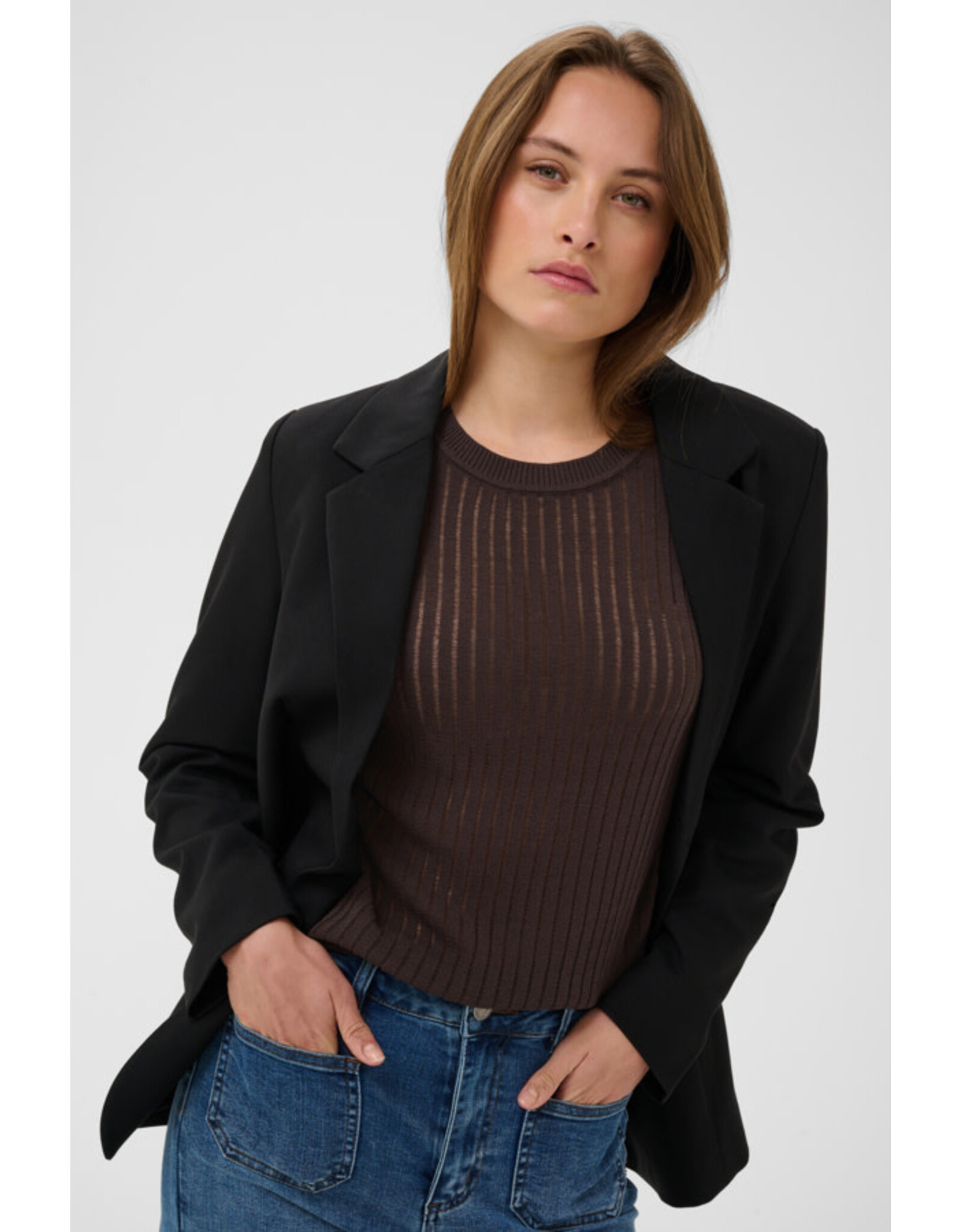 Kaffe Kaffe - Abalina Pullover (Coffee Bean)