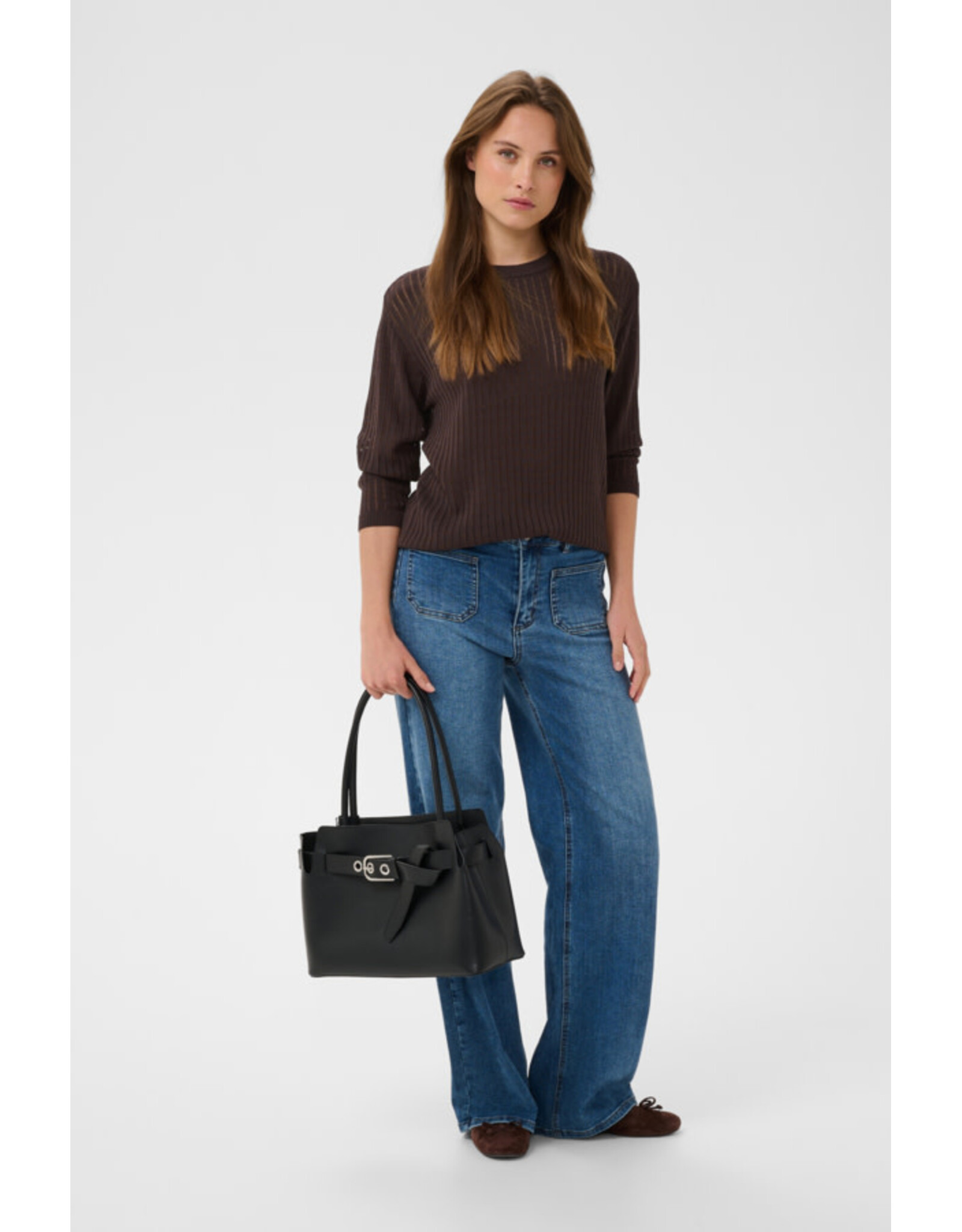 Kaffe Kaffe - Abalina Pullover (Coffee Bean)