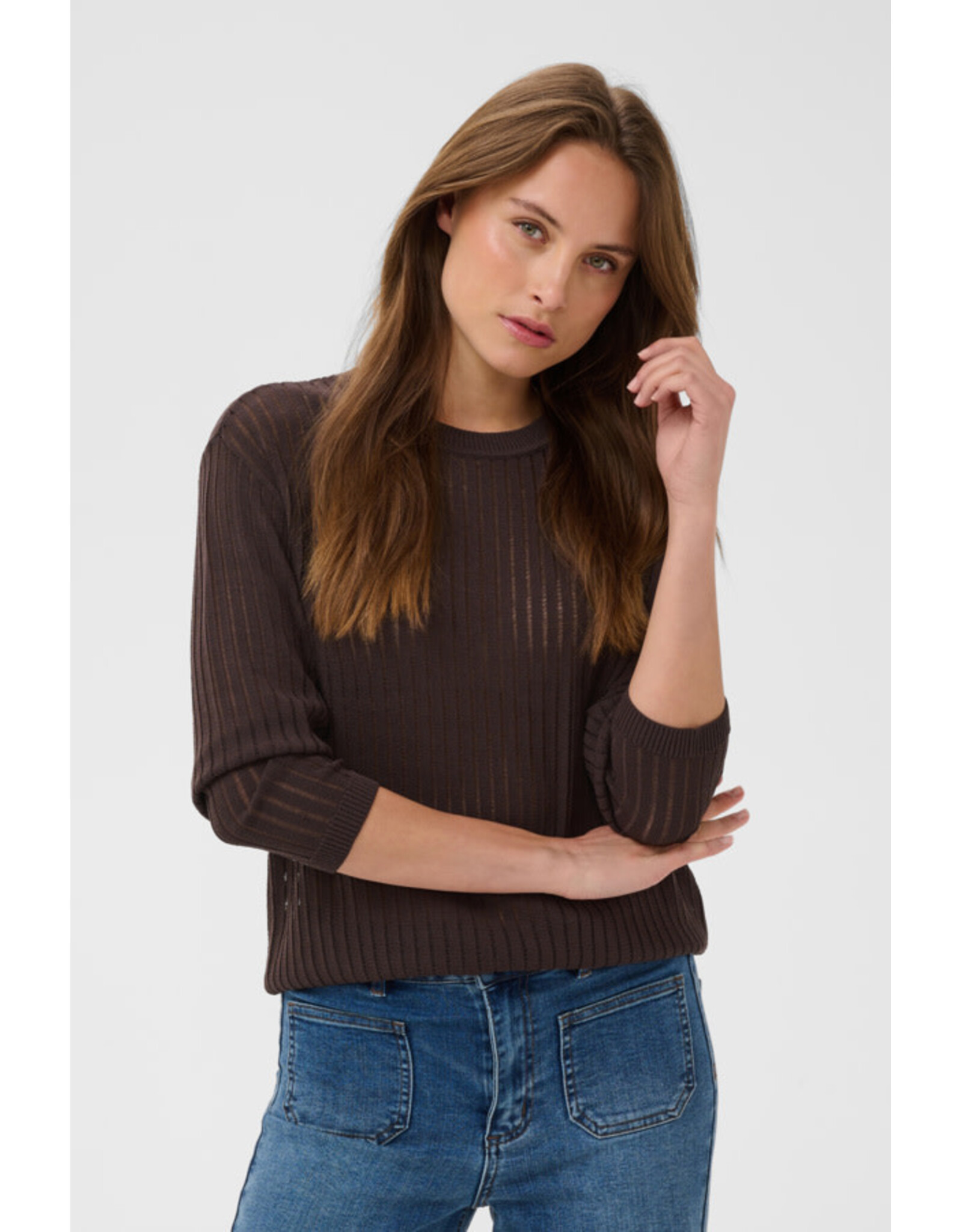 Kaffe Kaffe - Abalina Pullover (Coffee Bean)