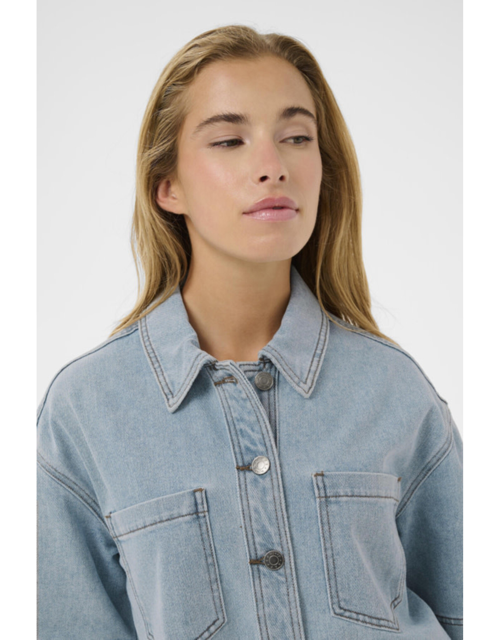 Kaffe Kaffe - Minna Denim Shirt (Light Blue)