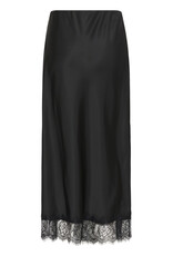 Kaffe Kaffe - Hill Maxi Skirt with Lace Trim (Black Deep)