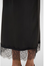 Kaffe Kaffe - Hill Maxi Skirt with Lace Trim (Black Deep)