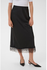 Kaffe Kaffe - Hill Maxi Skirt with Lace Trim (Black Deep)