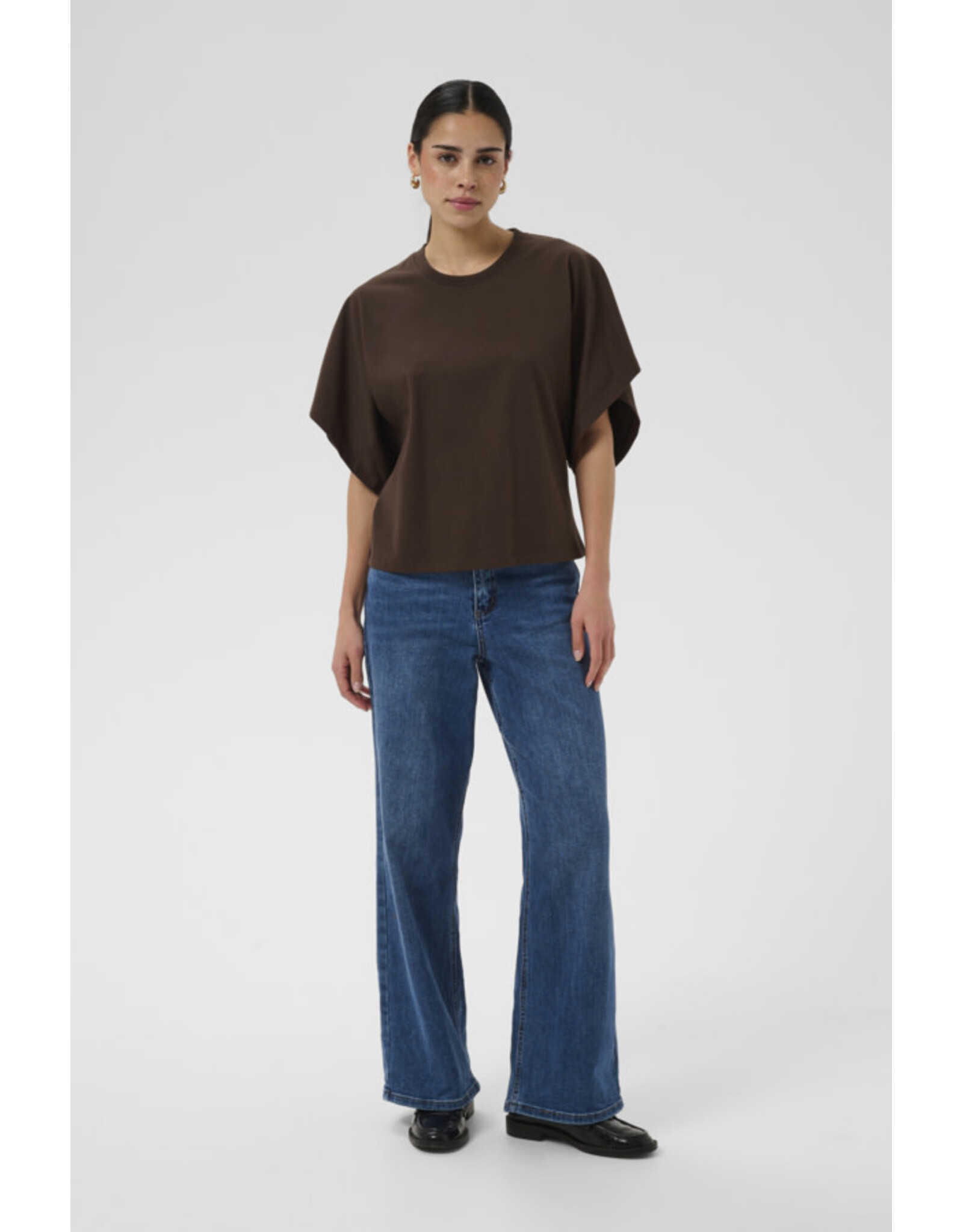 Kaffe Kaffe - Stormy T Shirt (Coffee Bean)