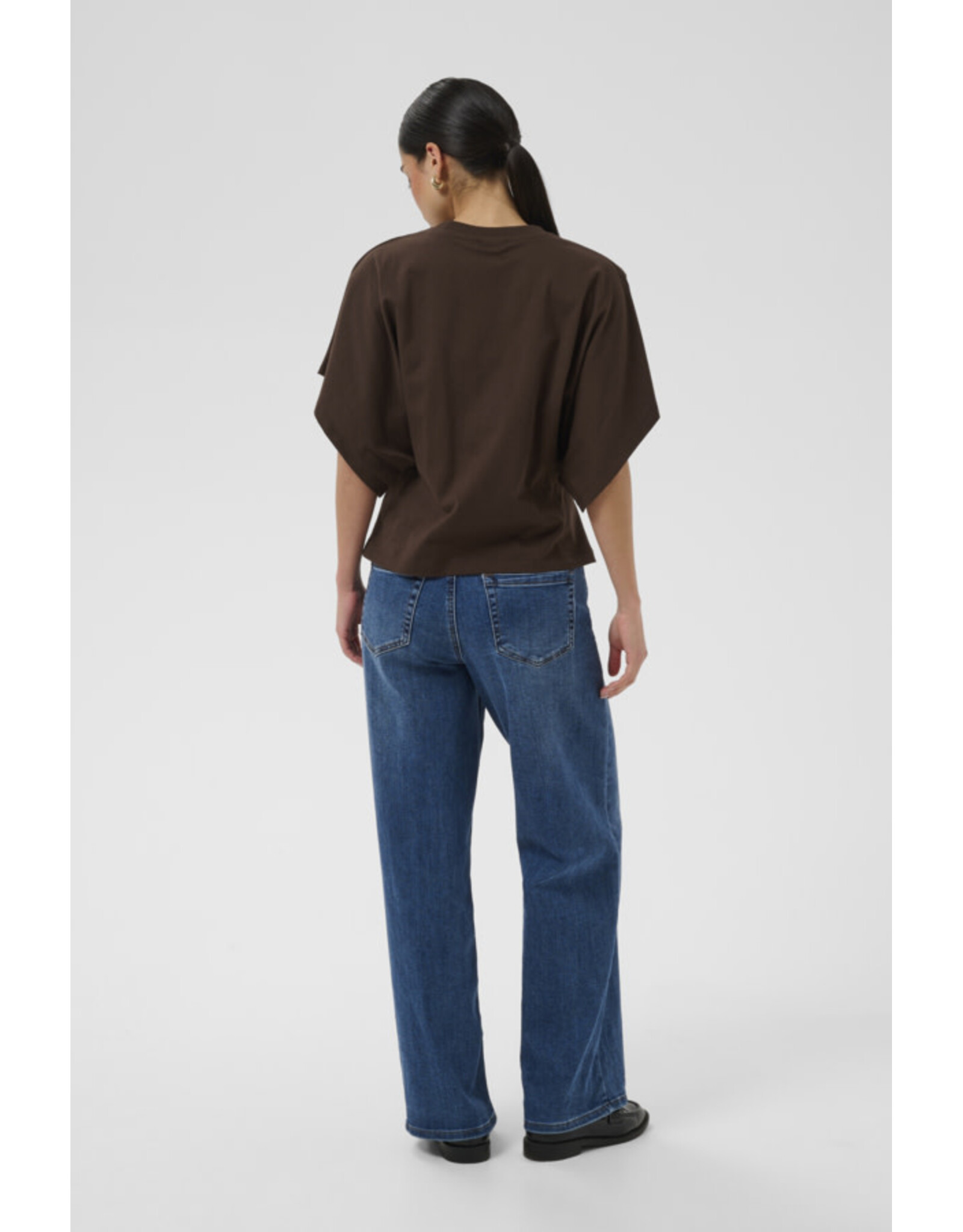 Kaffe Kaffe - Stormy T Shirt (Coffee Bean)